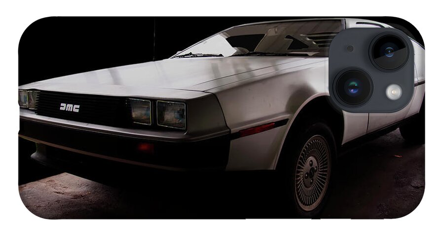 Classic Cars iPhone 14 Case featuring the photograph 1981 DeLorean DMC 12 by Flees Photos