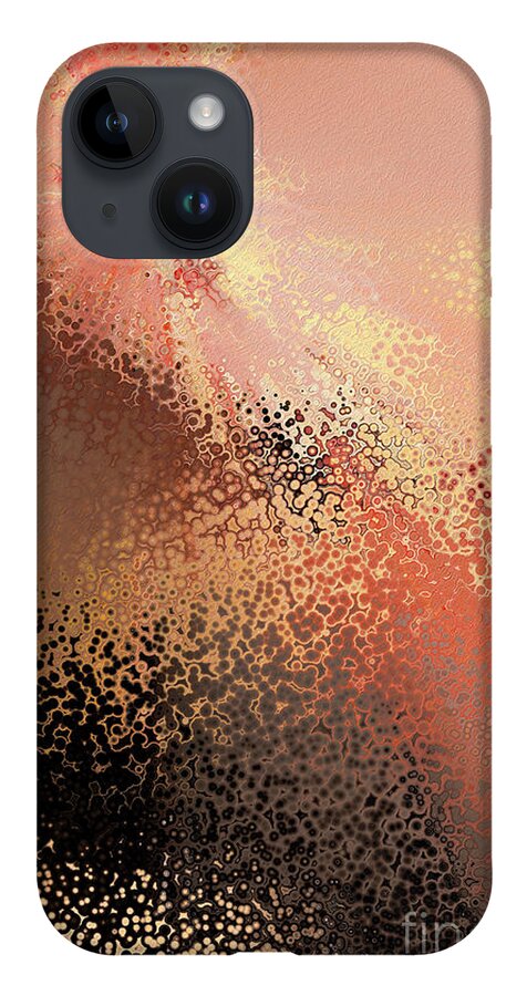 Red iPhone 14 Case featuring the painting 2 Corinthians 10 5. Focus On Jesus. Bible Verse Christian Inspiration Scripture Wall Art by Mark Lawrence