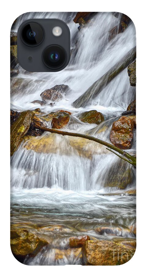 Waterfall iPhone Case featuring the photograph Falling Water by Phil Perkins