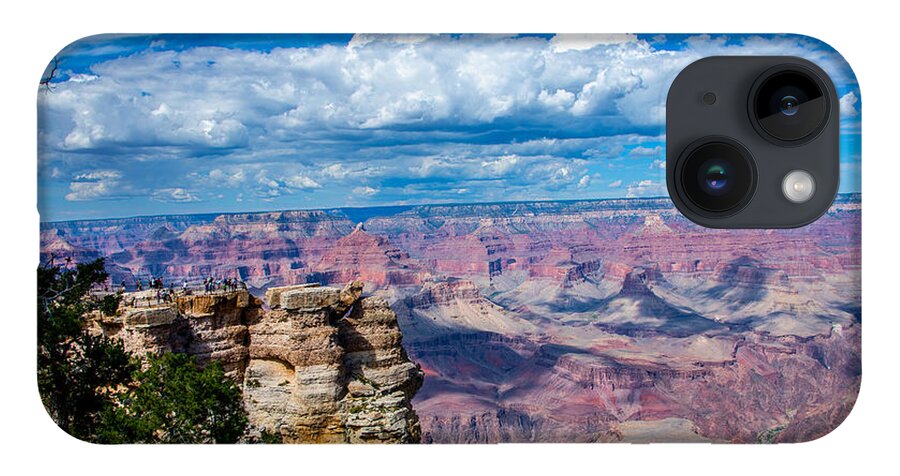 The Grand Canyon South Rim iPhone 14 Case featuring the digital art The Grand Canyon South Rim by Tammy Keyes