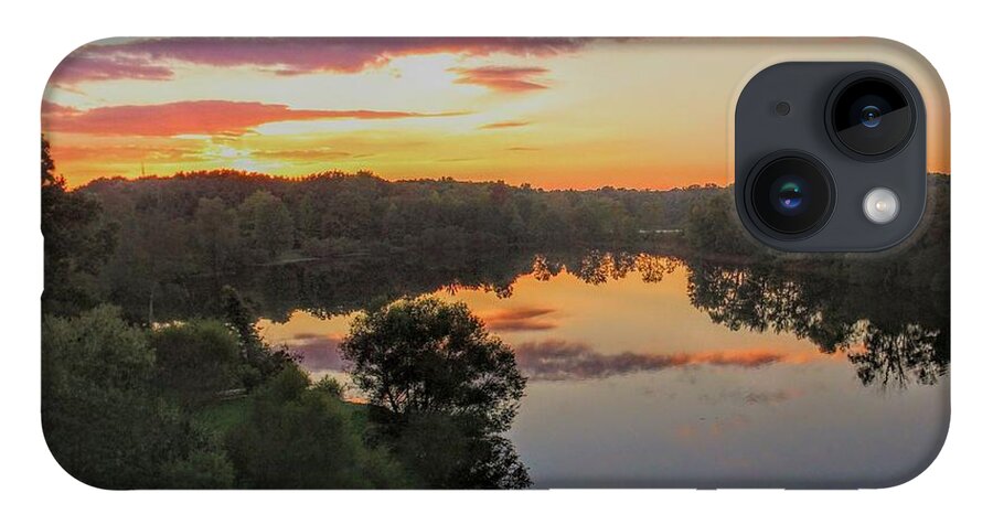  iPhone 14 Case featuring the photograph Tinkers Creek Park Sunset by Brad Nellis