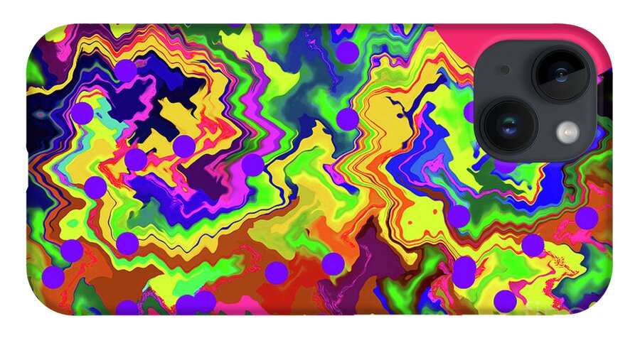  iPhone Case featuring the digital art 3-6-2010eabcdefghijklmnopq by Walter Paul Bebirian