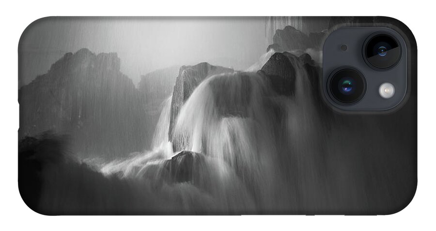 Monochrome iPhone 14 Case featuring the photograph Bombo by Grant Galbraith
