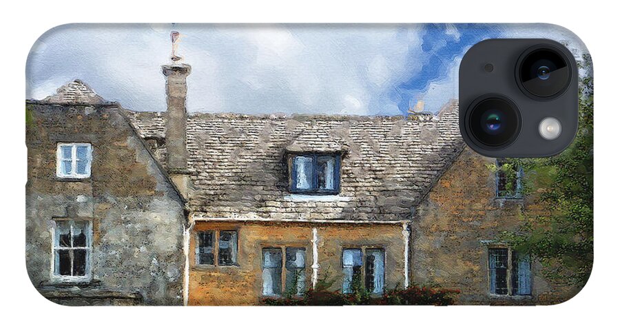 Bourton-on-the-water iPhone 14 Case featuring the photograph A Bourton Inn by Brian Watt