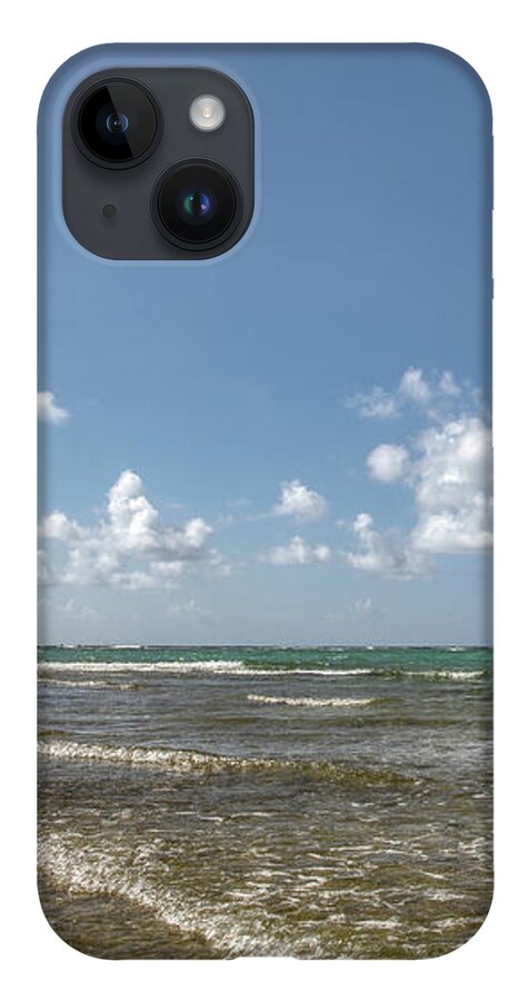 Seascape iPhone 14 Case featuring the photograph A Chill Beach Day by Rebecca Caroline Photography