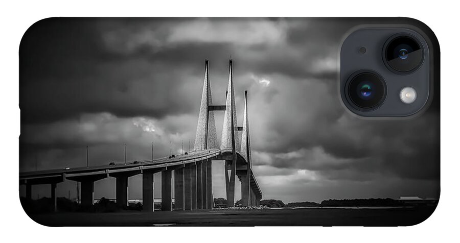 Bridge iPhone Case featuring the photograph A Moody Bridge by DB Hayes