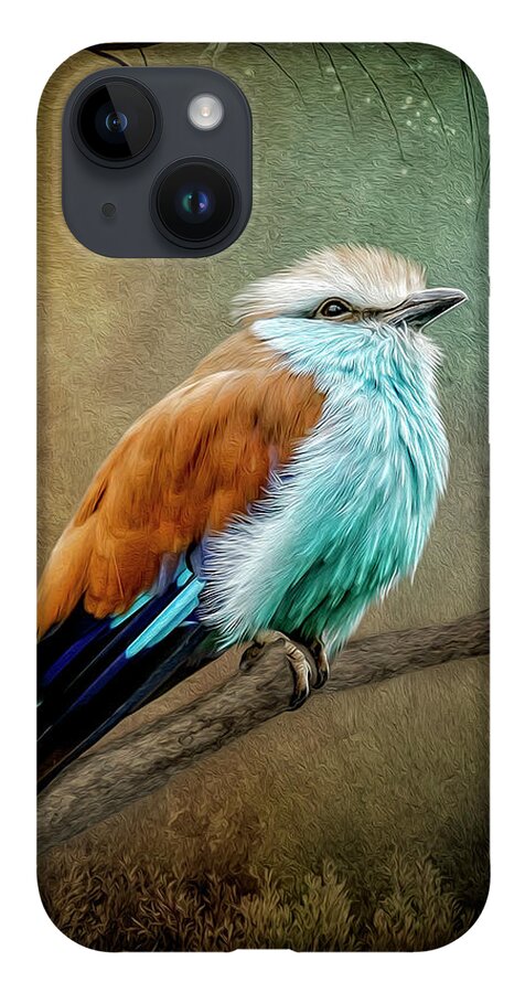 Bird iPhone 14 Case featuring the digital art A Pause in Time by Maggy Pease