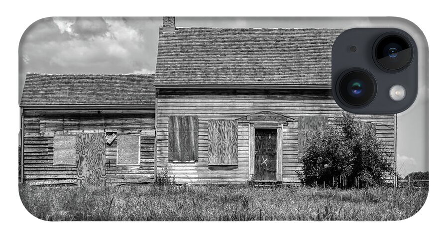 Farm House iPhone 14 Case featuring the photograph Abandon Farm Home of New Jersey by David Letts
