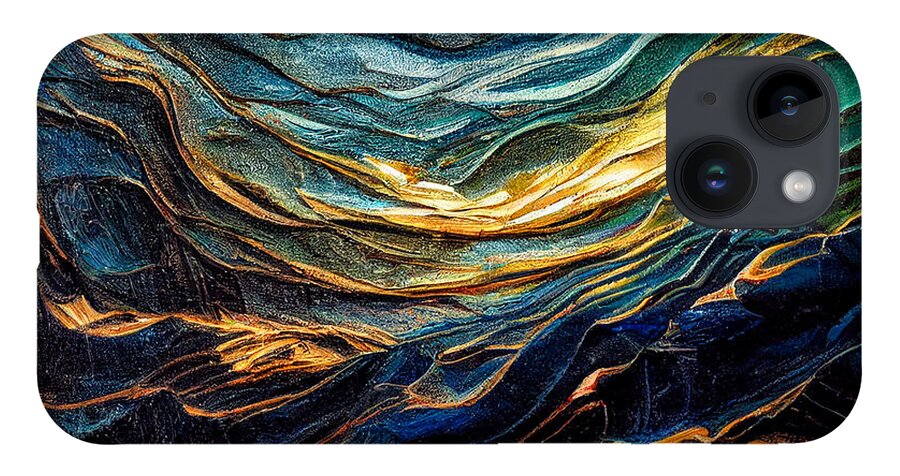 Abstract 73 iPhone Case featuring the digital art Abstract 73 by Craig Boehman