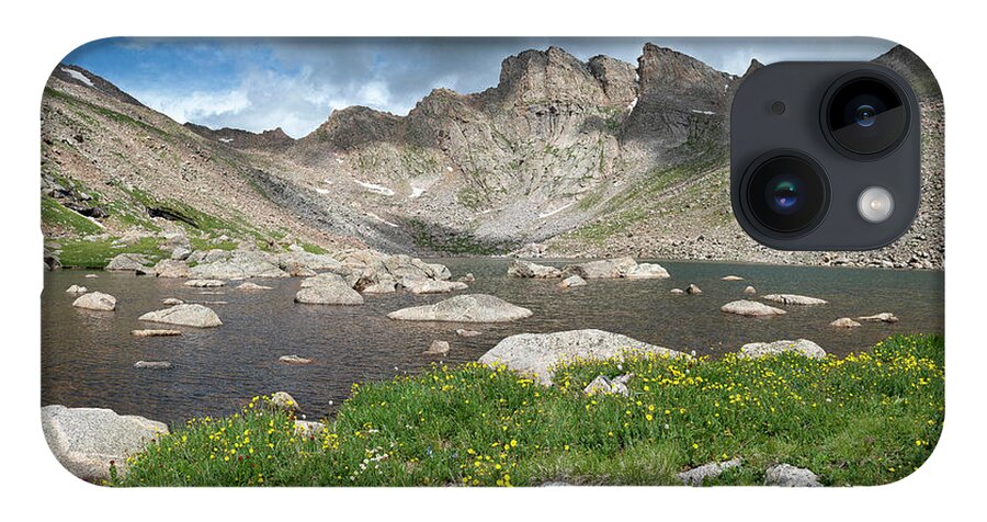 Abyss Lake iPhone 14 Case featuring the photograph Abyss Lake by Aaron Spong