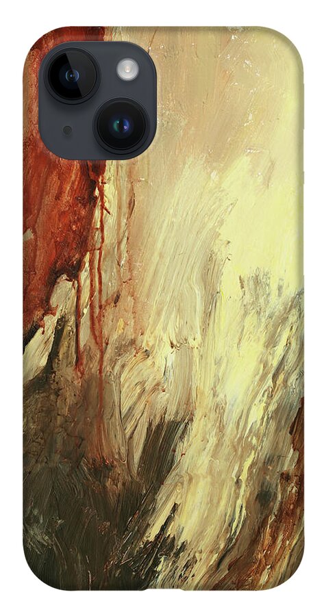 Abyss iPhone Case featuring the painting Abyss Revision II by Sv Bell