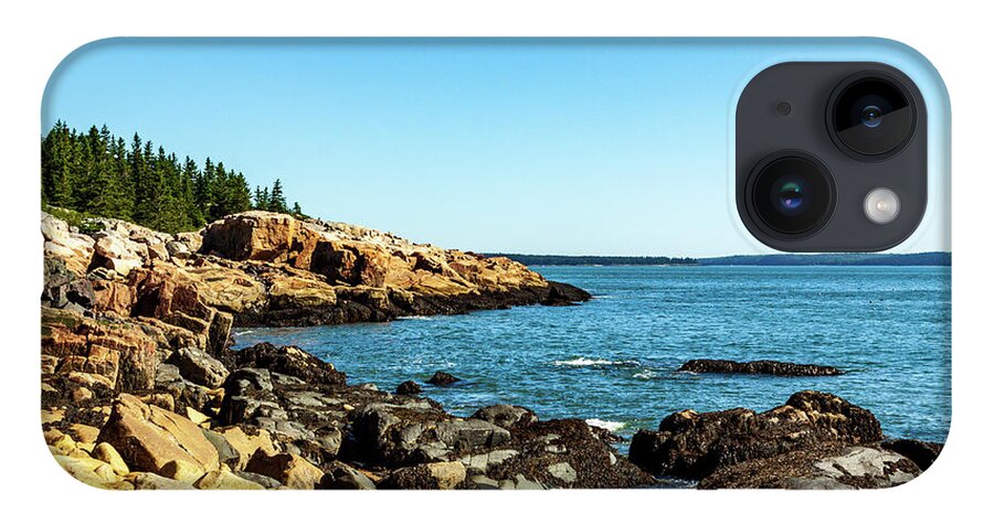 Acadia iPhone 14 Case featuring the photograph Acadia National Park Coast by Amelia Pearn