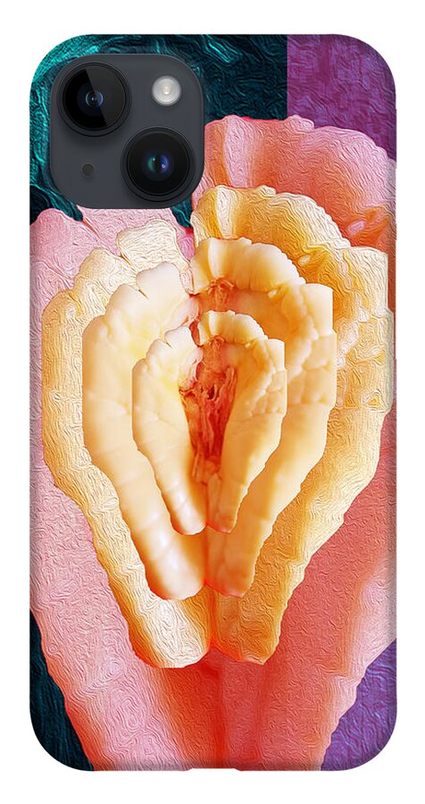 Ackee In Bloom iPhone 14 Case featuring the digital art Ackee in Bloom 3 by Aldane Wynter