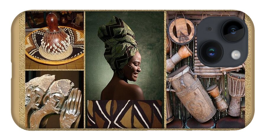 Africa iPhone 14 Case featuring the photograph Africa Still Speaks by Nancy Ayanna Wyatt