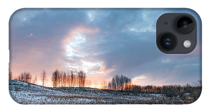 Winter iPhone 14 Case featuring the photograph Alberta winter dawn by Phil And Karen Rispin