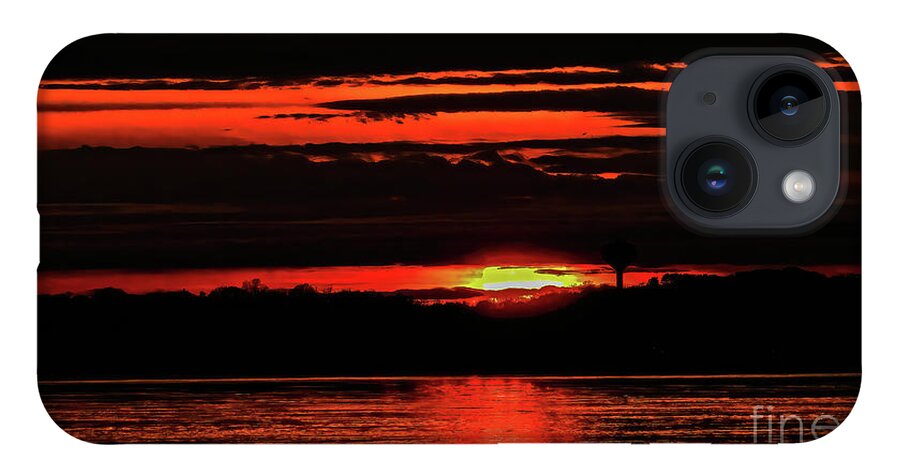 Digital Photography iPhone Case featuring the photograph All A Glow by Eunice Miller