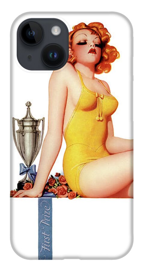 All In Favor Say Ah iPhone Case featuring the painting All In Favor Say Ah by Enoch Bolles Vintage Illustration Xzendor7 Art Reproductions by Rolando Burbon