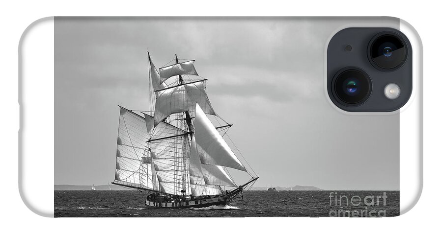 19th iPhone Case featuring the photograph All sails out. II by Frederic Bourrigaud