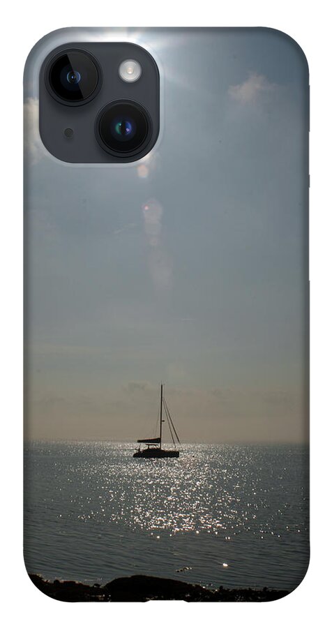 Narragansett Bay iPhone Case featuring the photograph Alone on the Bay by Jim Feldman