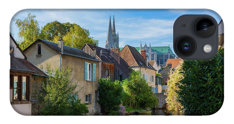 Chartres iPhone 14 Case featuring the photograph Along the River Eure by Liz Albro