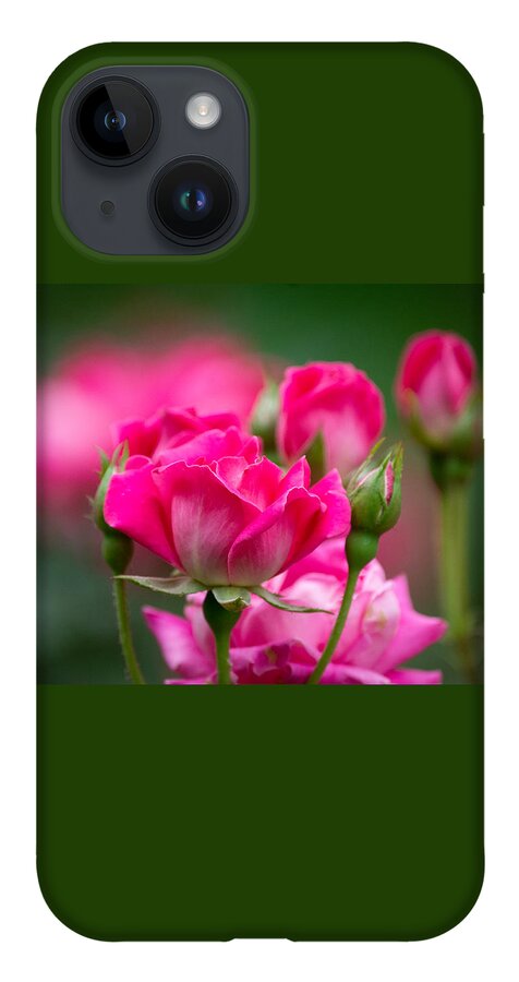 Pink iPhone 14 Case featuring the photograph Always Comes Back to Pink by Linda Bonaccorsi