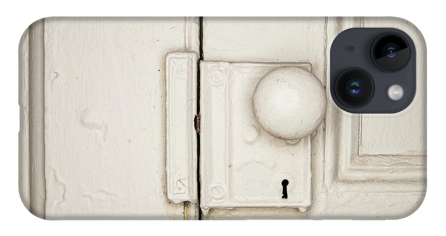 Door iPhone 14 Case featuring the photograph Antique Door Knob 4 by Amelia Pearn