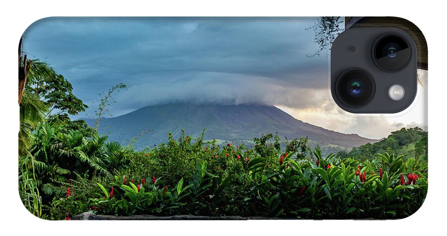 Active iPhone 14 Case featuring the photograph Arenal Volcano 2 by Cindy Robinson