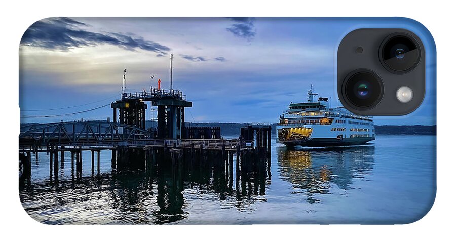 Sea iPhone Case featuring the photograph Arriving of ferry by Anamar Pictures