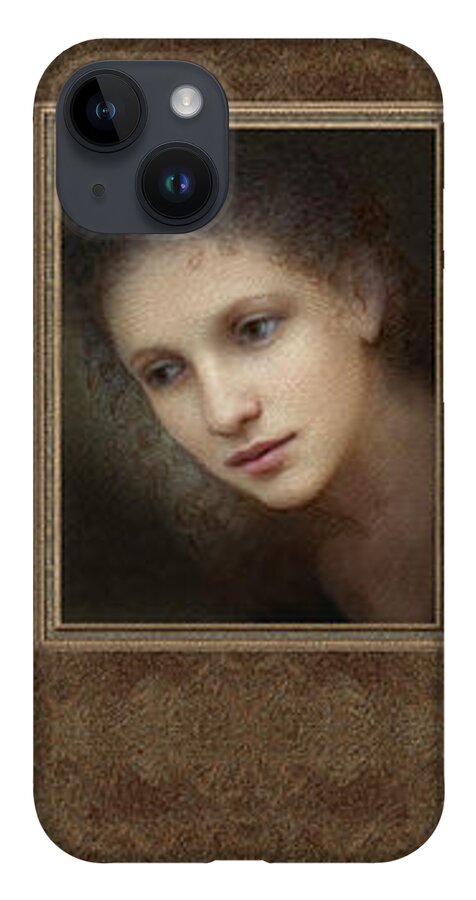 Spring iPhone 14 Case featuring the pastel Spring Allegory by Kurt Wenner