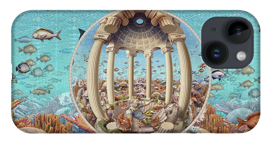 Caribbean iPhone 14 Case featuring the painting Caribbean Fantasy by Kurt Wenner