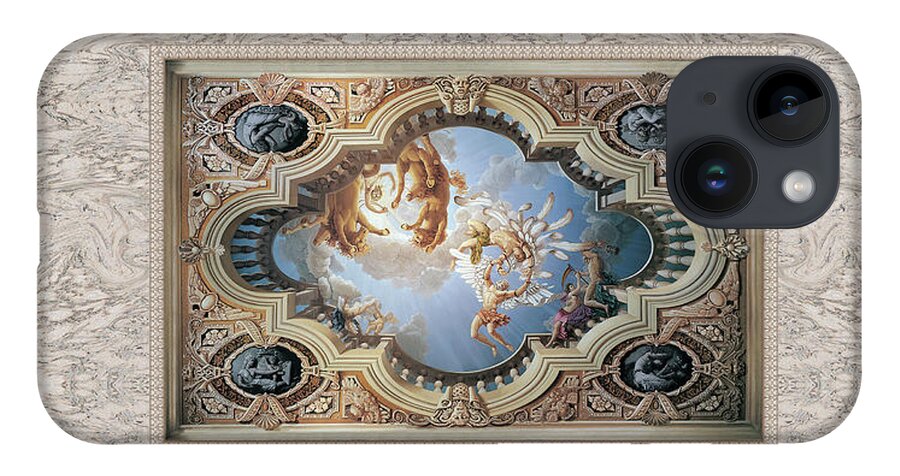 Fall Of Icarus iPhone 14 Case featuring the painting Fall of Icarus by Kurt Wenner
