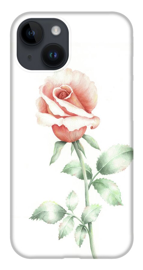 Rose iPhone 14 Case featuring the painting Faith by Lori Taylor