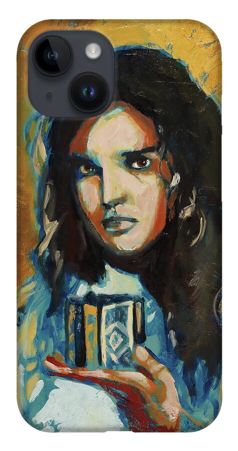 Hellraiser iPhone Case featuring the painting Ashley Laurence by Sv Bell