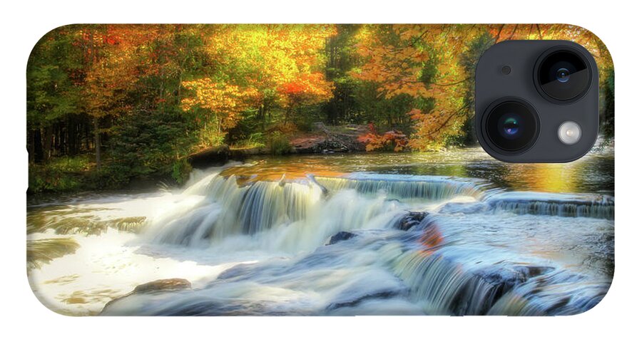 Rapids iPhone Case featuring the photograph Autumn at the Rapids by Robert Carter