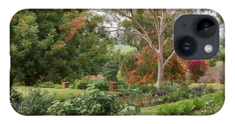 Autumn iPhone 14 Case featuring the photograph Autumn in the Garden 7 by Elaine Teague
