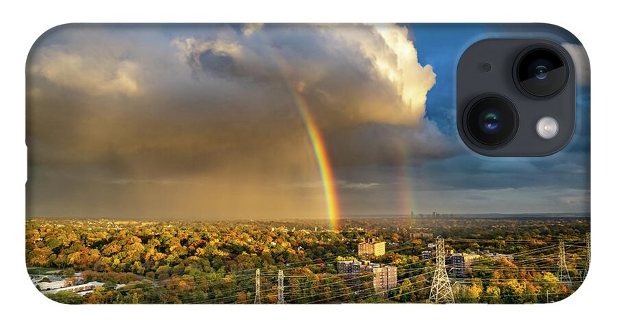 Bronxville iPhone 14 Case featuring the photograph Autumn Rainbow by Kevin Suttlehan