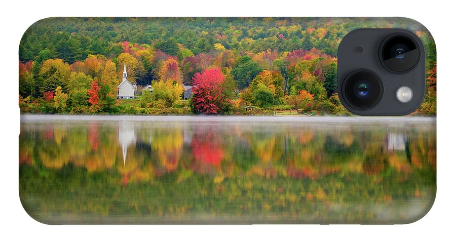 New Hampshire iPhone Case featuring the photograph Autumn Reflections, Eaton, NH. by Jeff Sinon