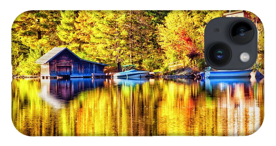 Autumn iPhone 14 Case featuring the photograph Autumn Reflections by Tatiana Travelways