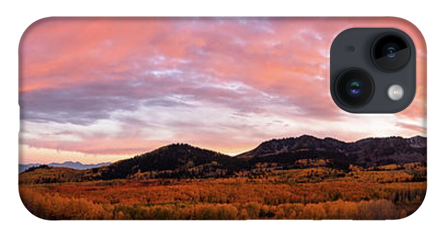 Autumn iPhone 14 Case featuring the photograph Autumn Sunset by Wesley Aston