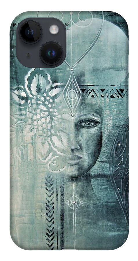  iPhone Case featuring the painting Awakened 1 by Reina Cottier