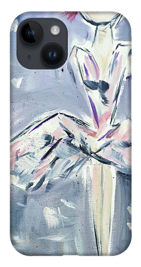 Ballet iPhone Case featuring the painting Ballerina by Roxy Rich