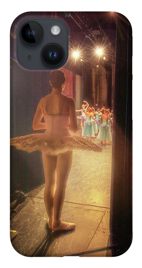 Ballerina iPhone 14 Case featuring the photograph Ballerina Waiting to Go by Craig J Satterlee