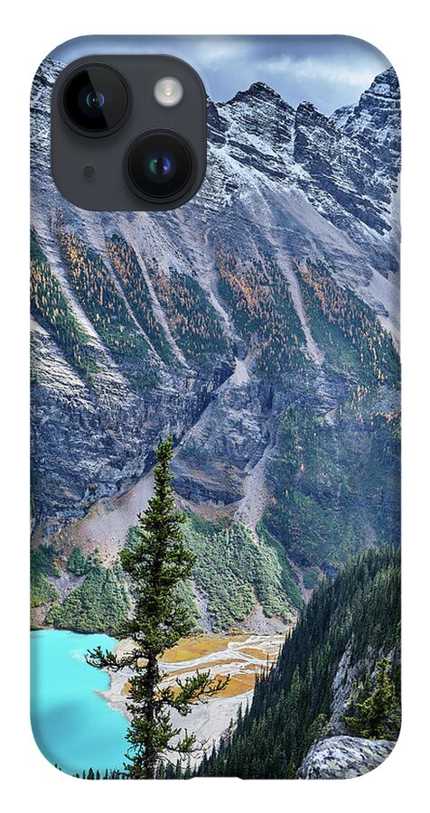 Banff iPhone 14 Case featuring the photograph Banff Lake Louise Puzzle by Carl Marceau