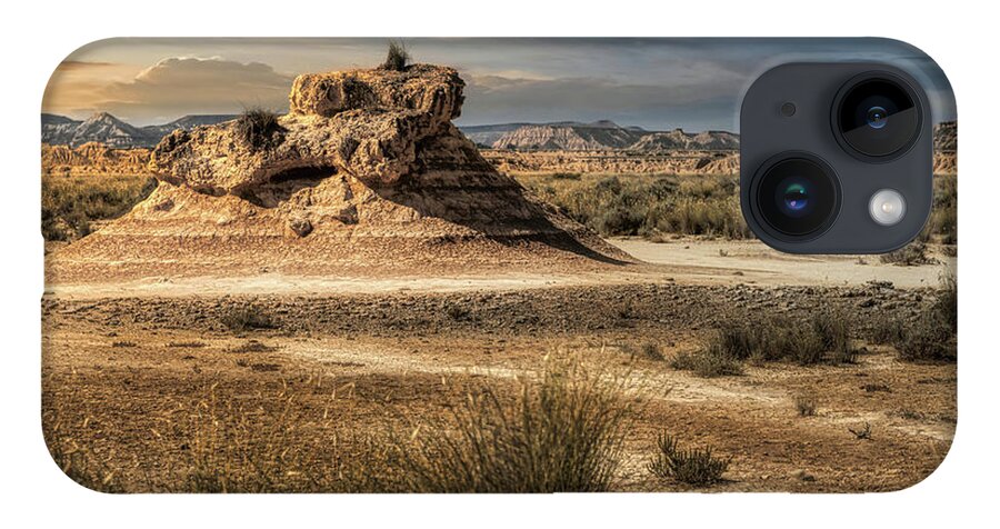 Landscape iPhone Case featuring the photograph Bardena Blanca - Bardenas Reales by Micah Offman