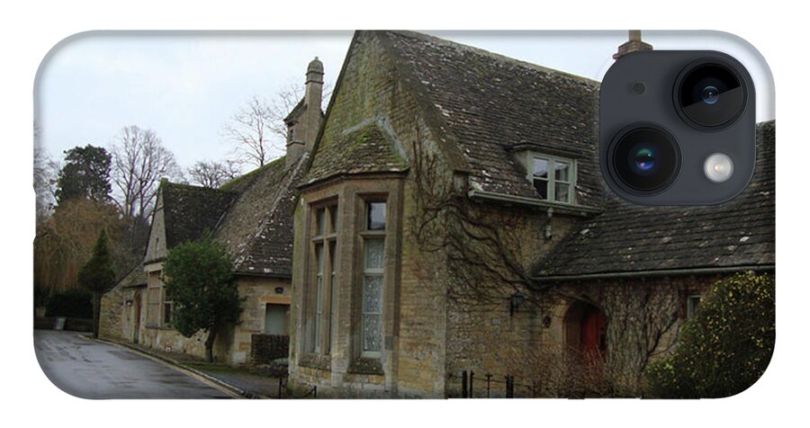 Medieval Village iPhone 14 Case featuring the photograph Bay Windows in the Cotswolds by Roxy Rich