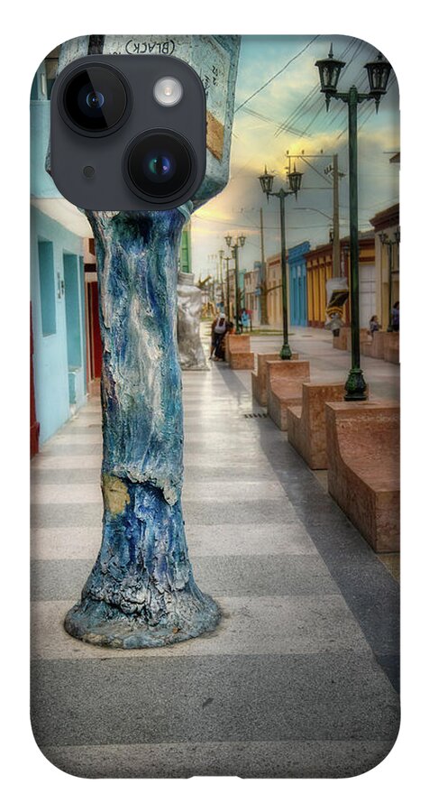 Cuba iPhone Case featuring the photograph Bayamo Painters Avenue 4 by Micah Offman