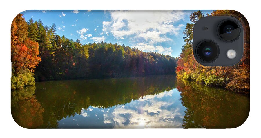 Carolina iPhone Case featuring the photograph Beautiful Reflections at the Lake by Debra and Dave Vanderlaan