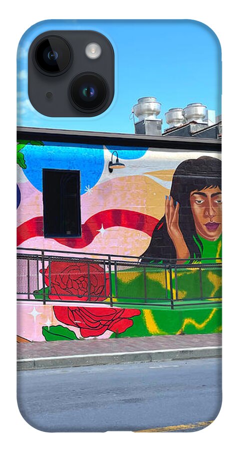 Mural iPhone 14 Case featuring the photograph Beauty on the Building by Lee Darnell