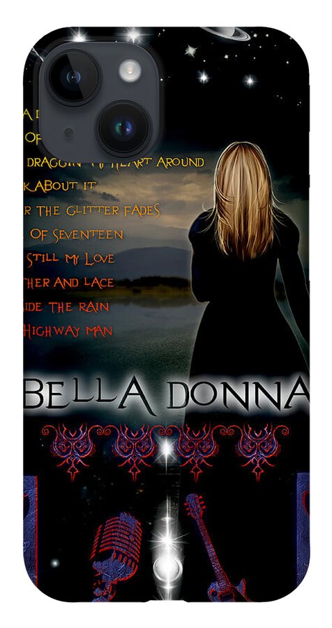 Bella Donna iPhone 14 Case featuring the digital art Bella Donna by Michael Damiani