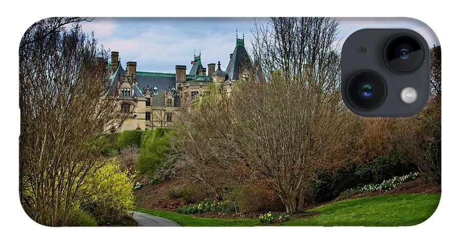 Path iPhone 14 Case featuring the photograph Biltmore House Garden Path by Allen Nice-Webb